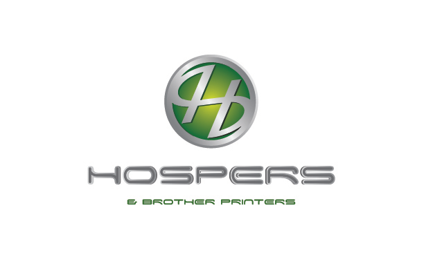 Hospers White Logo